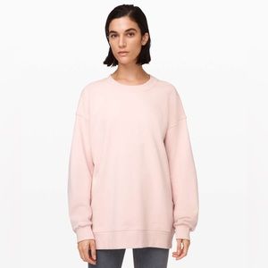 Lululemon Perfectly Oversized Crew Pink Bliss